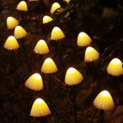 Juwas Solar Powered Mushroom Lights