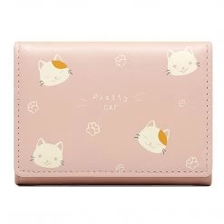 Juwas NEW ARRIVAL Pretty Cats Print Credit Card Holder Wallet