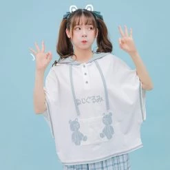 Juwas NEW ARRIVAL Kawaii Japanese Style Bear Hoodie Shirt 11 Juwas NEW ARRIVAL Kawaii Japanese Style Bear Hoodie Shirt