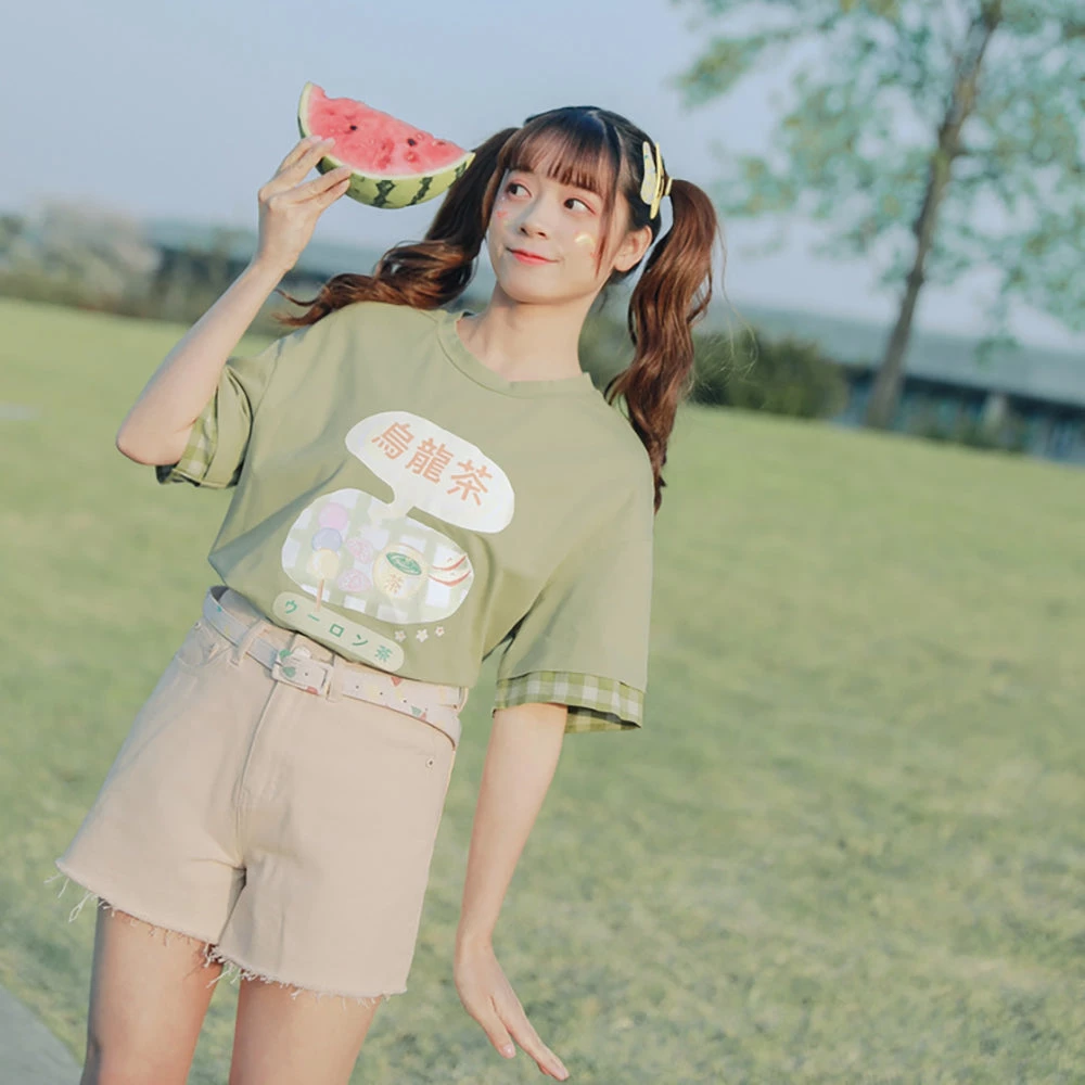 Juwas Japanese Tea “Oolong” Time Graphic Tees 6 Juwas Japanese Tea “Oolong” Time Graphic Tees