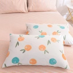 Juwas.com Online Store Orange Print Comfortable Bedding Set