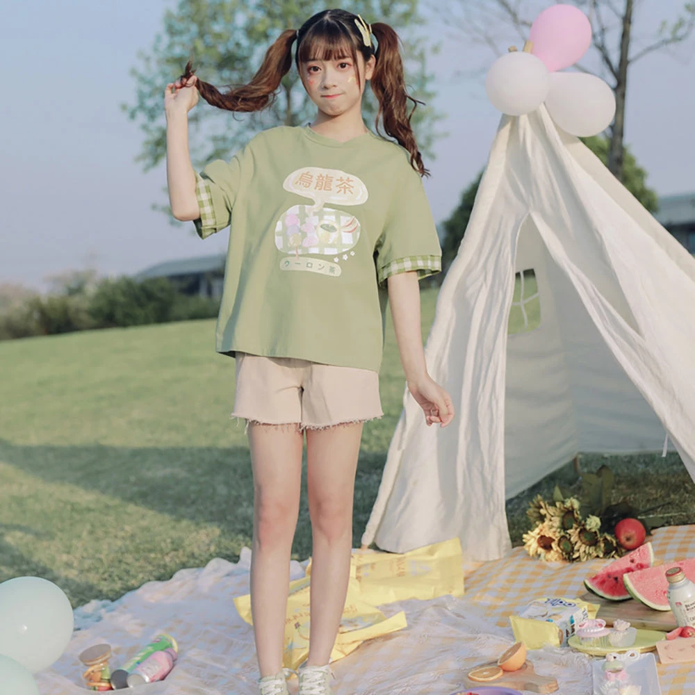 Juwas Japanese Tea “Oolong” Time Graphic Tees 7 Juwas Japanese Tea “Oolong” Time Graphic Tees