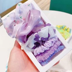 Juwas Sweet Hair Scrunchies Collect Box (6pcs)