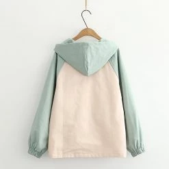 Juwas Kawaii Dear Baby Bear Two-Tone Jacket