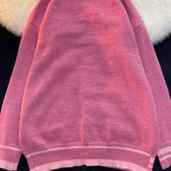 Juwas Chic Pastel Harajuku Stripes Cardigan Sweater NEW ARRIVAL