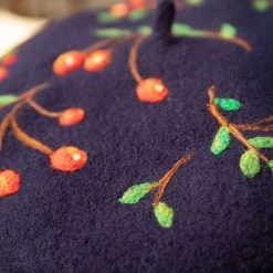 Juwas NEW ARRIVAL Fruity Cherry Beret Hat