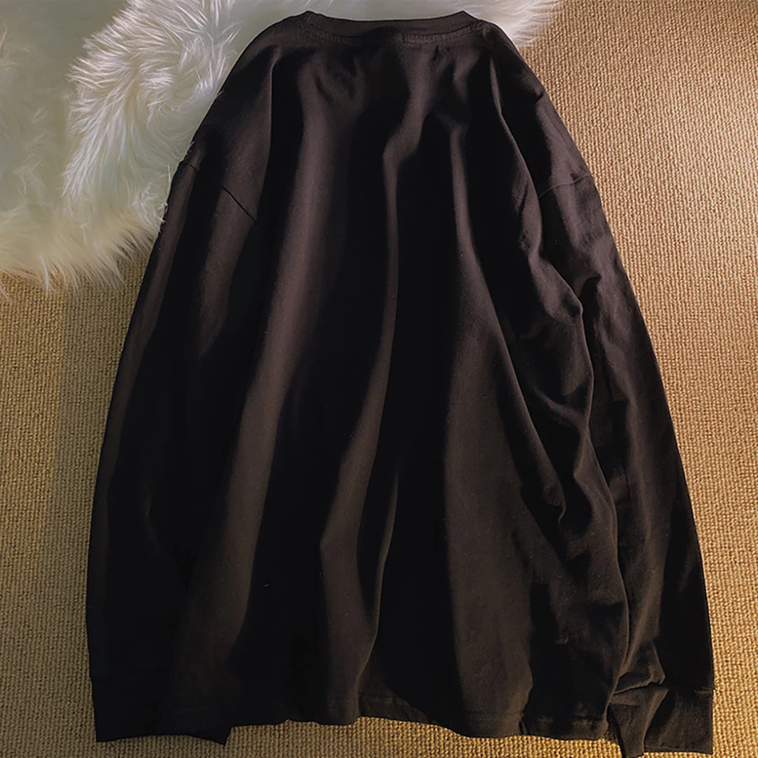 Juwas Anime Print Loose Hoodie 8 Juwas Anime Print Loose Hoodie