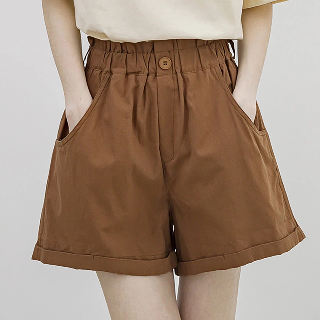 Juwas NEW ARRIVAL Vintage Summer Cotton Loose Shorts 3 Juwas NEW ARRIVAL Vintage Summer Cotton Loose Shorts