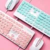 Juwas.com Online Store Pastel Round Button Wire Keyboard