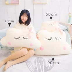 Juwas NEW ARRIVAL Sleeping And Happy Cloud Plush Pillow
