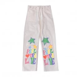 Juwas Harajuku Letters Stars Print Streetwear Pants 11 Juwas Harajuku Letters Stars Print Streetwear Pants