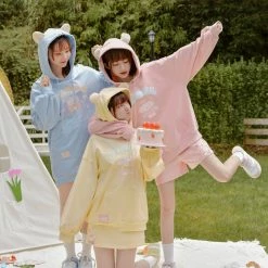 Juwas NEW ARRIVAL Candy Color Hoodie