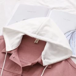 Juwas Bear Doll Pocket Denim Jacket