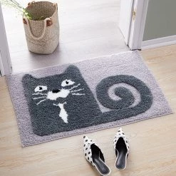 Juwas Kawaii Animals Rectangle Doormat HOME&LIFESTYLE