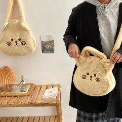 Juwas Brown Bear Plush Crossbody Bag NEW ARRIVAL