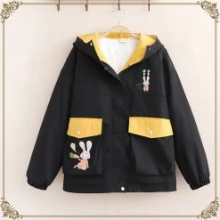 Juwas CLOTHING Hungry Carrot Bunny Thick Coat Jacket