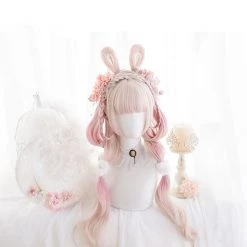Juwas Sweet Harajuku Long Pink Ombre Wig NEW ARRIVAL