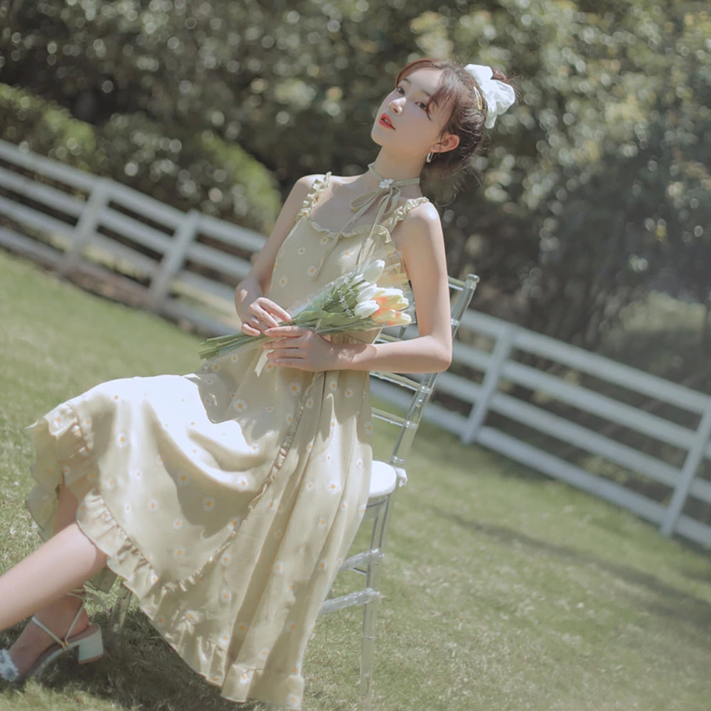 Juwas Fresh Spring Daisy Midi Dress 4 Juwas Fresh Spring Daisy Midi Dress