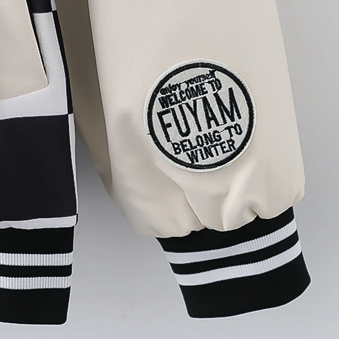 Juwas CLOTHING Checkered Print Pocket Baseball Jacket 9 Juwas CLOTHING Checkered Print Pocket Baseball Jacket