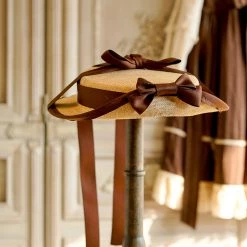 Juwas Vintage Bowknot Billycock Hat