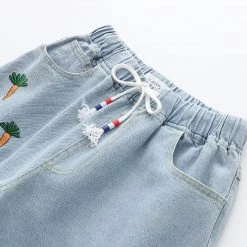 Juwas Cartoon Animal Embroidery Coat Tie Shirt Denim Pants NEW ARRIVAL