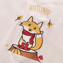 Juwas NEW ARRIVAL Autumn Fox Tri-Tone T-shirt