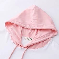 Juwas NEW ARRIVAL Bear Rabbit Print Drawstring Pockets Short Dress