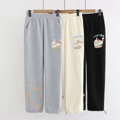 Juwas Milktea Lover Elastic Sports Pants CLOTHING