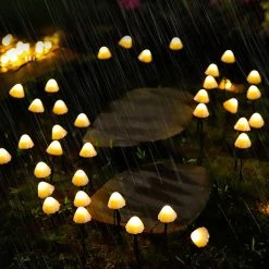 Juwas Solar Powered Mushroom Lights