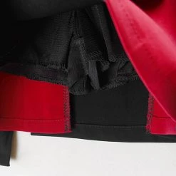 Juwas CLOTHING Gothic Japanese Double Pleated Mini Skirt