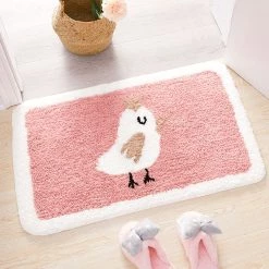Juwas Kawaii Animals Rectangle Doormat HOME&LIFESTYLE