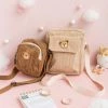Juwas Cute Mini Bear Embroidered Sling Bag