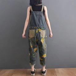 Juwas Vintage Animal Print Overalls NEW ARRIVAL