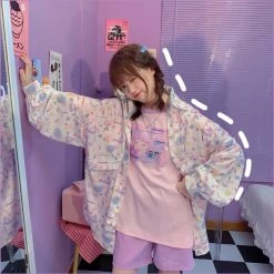 Juwas Bunny Printed Long Sleeve Shirt Top NEW ARRIVAL