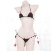 Juwas Sexy Black Devil Night Lingerie