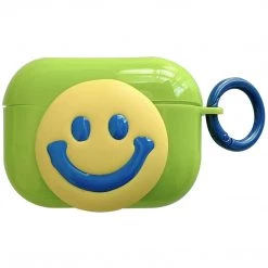 Juwas Smile Emoji Green Airpods Case NEW ARRIVAL