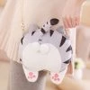 Juwas NEW ARRIVAL Cute Cat Butt Plush Bag