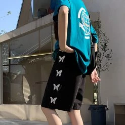 Juwas Butterfly Print Hight Waist Shorts NEW ARRIVAL 13 Juwas Butterfly Print Hight Waist Shorts NEW ARRIVAL