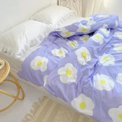 Juwas Flowers Lavender Beddings Sheet Set NEW ARRIVAL