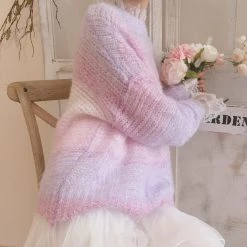 Juwas Pastel Oversize Knitted Sweater