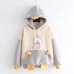 Juwas Cute Penguin Hoodie With Pocket CLOTHING