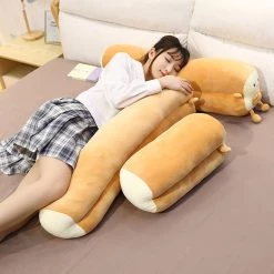 Juwas ACCESSORIES Kawaii Tasty Loaf Bread Long Plush Pillows