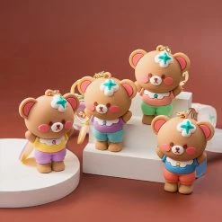 Juwas Japanese Bear Wristlet Keychain NEW ARRIVAL