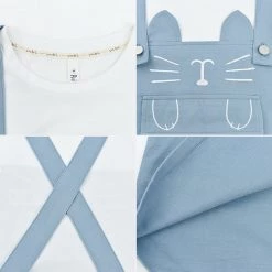 Juwas Japanese Kitten Fake Jumper Dress