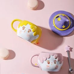 Juwas Cute Magic Girl Ceramics Mug
