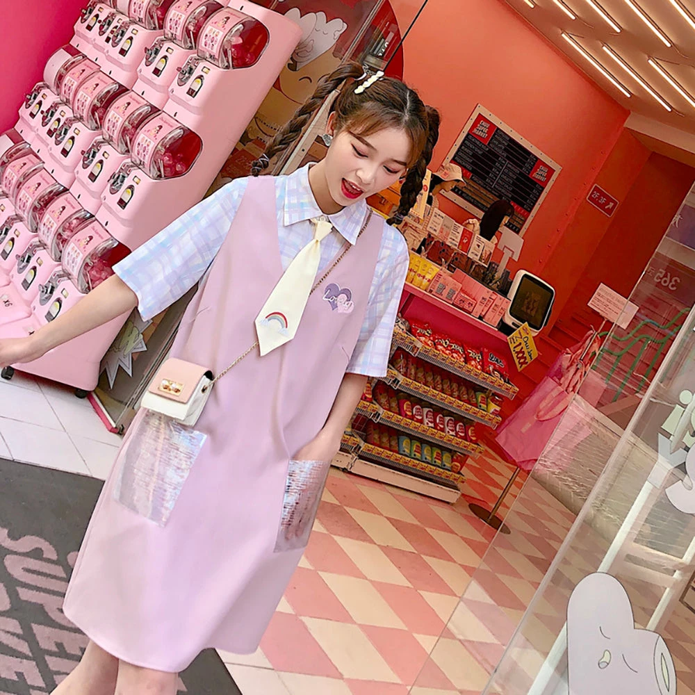 Juwas NEW ARRIVAL Japanese Plaid Polo N’ Lovely Straight Dress 7 Juwas NEW ARRIVAL Japanese Plaid Polo N’ Lovely Straight Dress