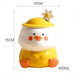 Juwas Cute Chicken Ceramic Mug