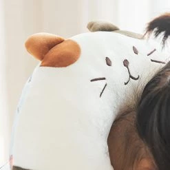 Juwas Cat Soft Plush Neck Pillow