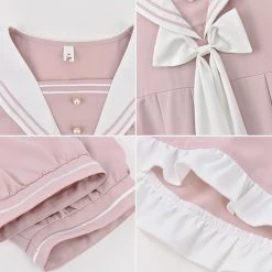 Juwas Baby Pink Sailor Girl Doll Dress NEW ARRIVAL
