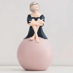 Juwas Girl Sit On Ball Ornaments NEW ARRIVAL